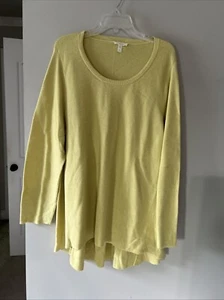 Suéter para mujer Eileen Fisher talla grande talla 2X 100 % algodón orgánico - Imagen 1 de 10