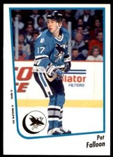 1994-95 PANINI ALBUM STICKERS PAT FALLOON SAN JOSE SHARKS #219