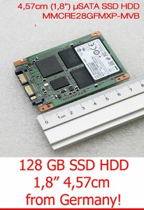 128GB SSD 1,8 " 4,57 CM HDD Hard Drive Μsata Micro SATA MMCRE28GFMXP-MVB Slim 1 - Picture 1 of 1
