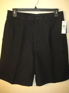 New With Tags- CHAPS GOLF Shorts Black Size 34 with 9 1/2" Inseam- MSRP- $49.50! - Picture 1 of 11