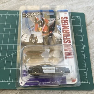 Hot Wheels Transformers Ford Mustang GT 3/5 With Protector (Creased Card) - Picture 1 of 5