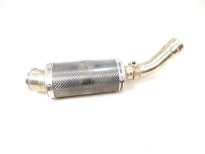 03-08 Suzuki SV650 2006 tubo silenciador de escape de fibra de carbono Foto 1 de 4