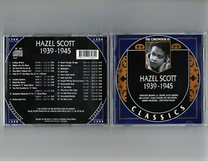 HAZEL SCOTT 1939-45 CLASSICS CD LONG OUT OF PRINT NEW SEALED - Picture 1 of 1