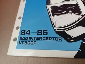 HONDA VF500F 1984-86 INTERCEPTOR 500 FACTORY SERVICE MANUAL - Bild 1 von 13