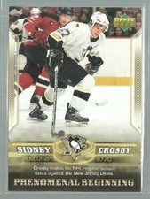 2005-06 Upper Deck Phenomenal Beginnings #2 Sidney Crosby (ref50150)
