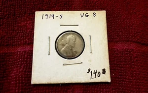 1919-S LINCOLN WHEAT CENT NICE ORIGINAL COIN - Picture 1 of 4