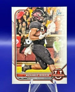 2021-22 Bowman U MOHAMED IBRAHIM 1st Bowman #36 Minnesota / Lions - Picture 1 of 2