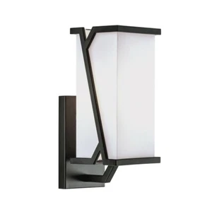 Norwell Lighting Moiselle 1 Light Sconce, Matte Black/White - 8170-MB-WS - Picture 1 of 1