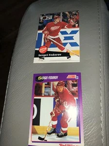 1991 Pro Set Sergei Fedorov #53 Score 250 Detroit Red Wings - Picture 1 of 2