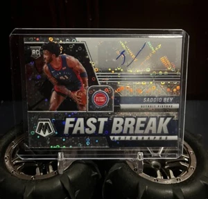 2020-21 Panini Mosaic Fast Break Rookie Auto Basketball #FB-SBY Saddiq Bey - Picture 1 of 1