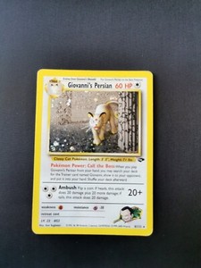 Giovanni's Persian Gym Challenge Set 8/132 Holo Card Pokemon Rare ENG