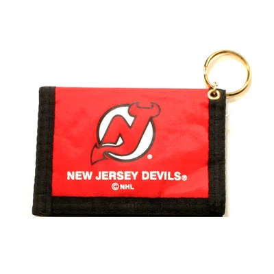 New Jersey Devils ID Card Case Keyring  Wallet NHL Licensed Hockey - Image 1 of 3