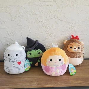 Squishmallows Wizard Of Oz 8" Set Glinda Wicked Witch Tin Man Cowardly Lion - Picture 1 of 21