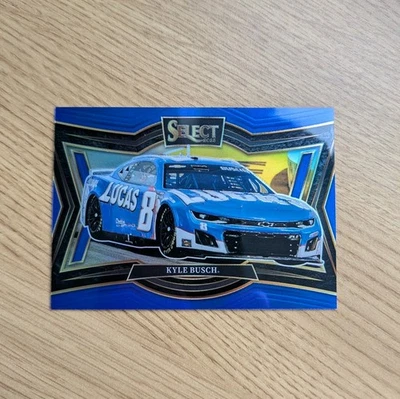 Kurt Busch - 2025 Panini Select NASCAR - Pit Road Blue Prizm /175 #159 - Image 1 of 2