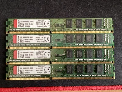 4 X 4GB DDR3 1600MT/s Non-ECC Unbuffered DIMM - Image 1 of 4