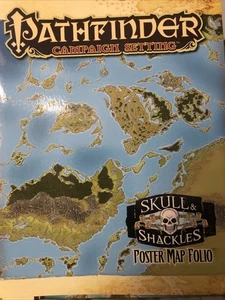 Paizo Pathfinder Map Folio - Borsa Teschio e Ganci SW (nuova) - Foto 1 di 3
