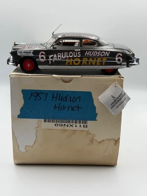 Franklin Mint 1951 Hudson Hornet, No6 Marshall Teague, 1:24, отличное состояние, в коробке No2 - Изображение 1 из 4