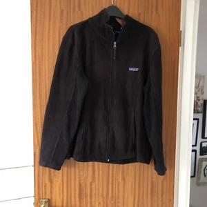 Patagonia Mens Black Outdoor Sports Active Casual Autumn Winter Fleecy Jacket,M - Picture 1 of 6