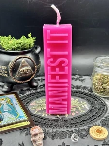 Vela Manifest It de Aries Babe, rosa - Hechizos de amor mágicos - Imagen 1 de 8
