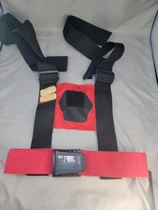 Lazer Tag 1986 Worlds of Wonder red black harness For Additional Player - Picture 1 of 2