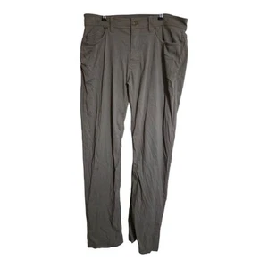 Prana Pants Men 34 Brown Brion II Slim Fit Gorpcore Camping Hiking Trail Work - Picture 1 of 17