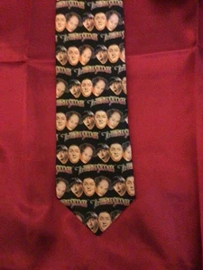 Vintage The Three Stooges Heads Ralph Marlin Necktie Novelty - Picture 1 of 3
