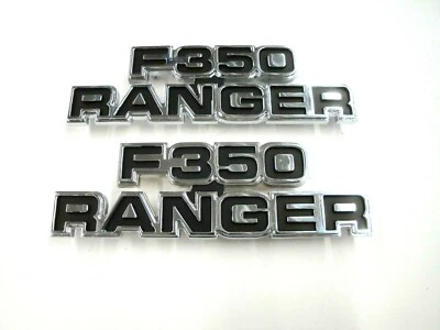 77 78 79 1977 1978 1979  FORD TRUCK F-350 RANGER CHROME COWL  EMBLEM NEW+ - Image 1 of 4