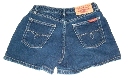 Pantalones Cortos Vaqueros Vintage Años 90 Talla 3 Tiro Medio Boho Festival Jeans con 26 AZULES PARIS Foto 1 de 4