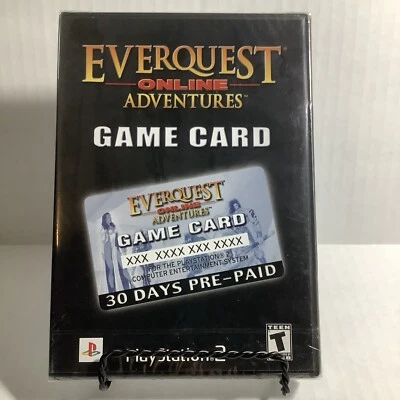 EverQuest Online Adventures Game Card PlayStation 2 PS2 New Sealed 2002 RARE - Image 1 of 4