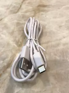 White USB Charging Cable Cords AWM 2464 E494205 24AWG 300V - Picture 1 of 5