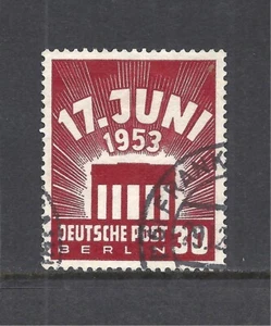 GERMANY BERLIN SCOTT 9N100 USED VF - 1953 30pf DP CARMINE ISSUE - Picture 1 of 2