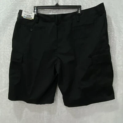 Edwards Men's Cargo Shorts Work Uniform 42x10 Woven Black Casual New - Изображение 1 из 4
