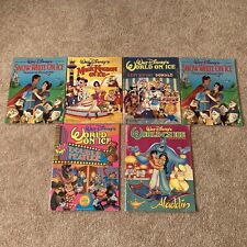 Vintage Lot of 6 Rare 80s 90s Disney World On Ice Magazine Book Kenneth Feld
