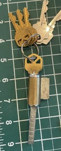 Deadbolt Cylinder W/ Kw1 Kwikset Keyway 6 Keys For Lock W/ Removable Cylinder 26 - Picture 1 of 2