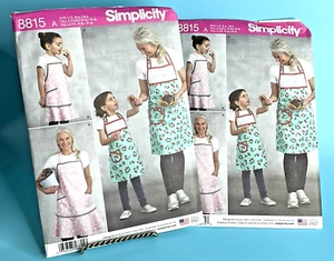 2 Simplicity 8815 taglia A S-L grembiuli Bambino e Misses - Foto 1 di 4
