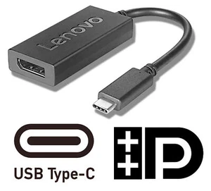 LENOVO 03X7607 ADAPTER KABEL USB C > DISPLAY PORT DP SC10S74077 CYPD2119-01 V174 - Picture 1 of 1