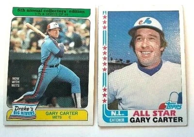 Gary Carter *HOF* Base / Insert Singles -You Pick -Topps, Fleer Donruss, etc - Image 1 of 2