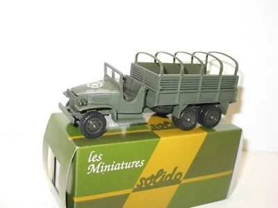 SOLIDO, Camion Militare GMC Con Arceaux Ridelles - Immagine 1 di 2