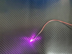 LED 3mm ROSA 6 - 12 Voltios Iluminación Terminado Soldado RC Modelización Barco Ferrocarril - Imagen 1 de 1