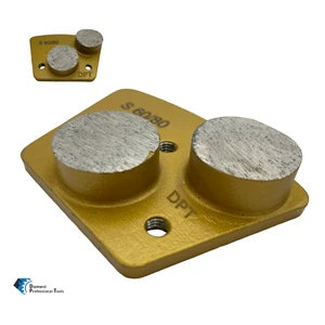 Grinding Disc Pads Soft Bond for Bolt on Grinders Hard Concrete Surface 60 Grit - Picture 1 of 10