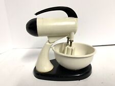 Vintage 1950’s Salt and Pepper Shakers Sunbeam Stand Mixer Plastic