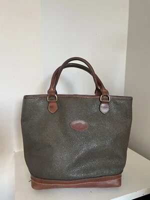 Bolso Bandolera Mulberry Hellier Vintage en Cuero Marrón Grano Escocés Foto 1 de 4