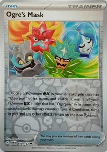 159/167 OGRE'S MASK REVERSE HOLO TWILIGHT MASQUERADE POKEMON KARTE - Bild 1 von 1