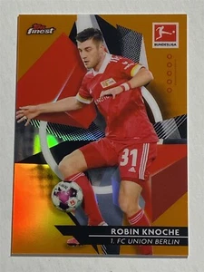 ROBIN KNOCHE 2020-21 Finest Bundesliga #16 ORANGE Refractor 8/25 (SC2) - Bild 1 von 2