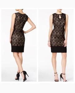 R&M Richards Lace Sleeveless Cocktail Dress SIZE 8 - Picture 1 of 5