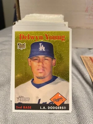 2007 Topps Heritage Chrome #THC17 Delwyn Young/1958 DODGERS! SPR1 - Image 1 of 2