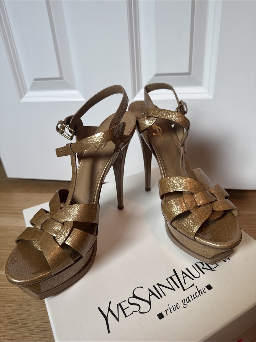 Saint Laurent Gold Sandals for Women for sale | eBay Saint Laurent Gold Sandals for Women for sale | eBay
