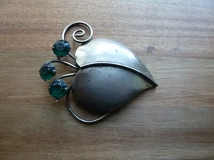 Vintage Sterling Brosche um 1940 hervorragend!! Handarbeit - Bild 1 von 2
