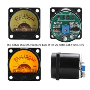 VU Level Audio Meter Driver Board with LED Backlight Sound Audio Meter Plastic - Picture 1 of 11