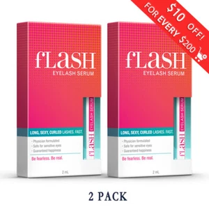 2 x fLash Amplifying Eyelash Serum 2ml made in USA-FREE SHIPPING - Picture 1 of 4